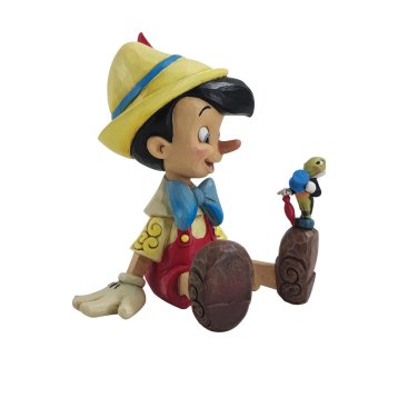 e. Beeldje Pinocchio en Jiminy Cricket. Disney Traditions
