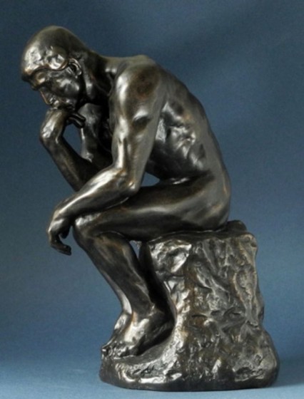 Beeld De Denker van Rodin