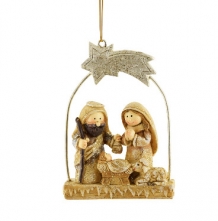 a. Kerstgroepje om op te hangen.