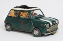 My First Love, groene mini door Guillermo Forchino, zij aanzicht