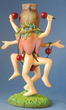 Beeld Danseres met Uil van J. Bosch