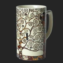 Klimt mug Levensboom  11cm hoog