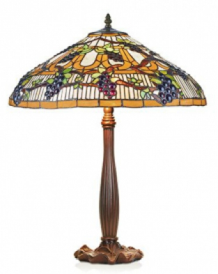 grote tiffanylamp motief druivenranken