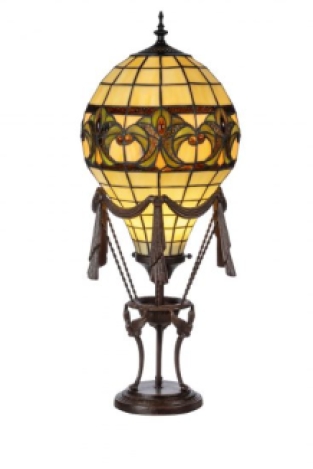 tiffanylamp in de vorm van een luchtballon